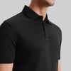 Supima Cotton Slim Fit Polo - Black Knight