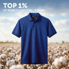 Supima Cotton Slim Fit Polo - Midnight Blue