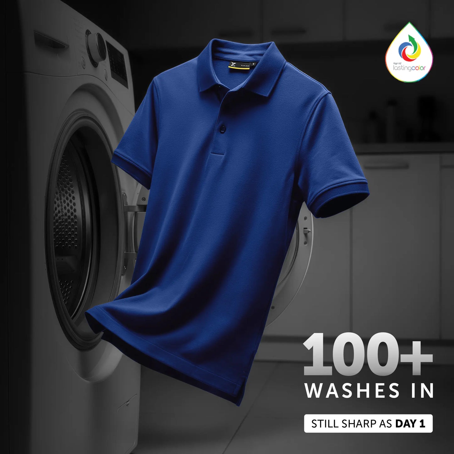 Supima Cotton Slim Fit Polo - Midnight Blue