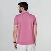 Pique Polo T-shirt - Vintage Pink
