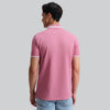 Pique Polo T-shirt - Vintage Pink_back