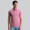 Pique Polo T-shirt - Vintage Pink_front