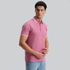 Pique Polo T-shirt - Vintage Pink_side