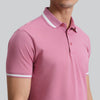 Pique Polo T-shirt - Vintage Pink_zoom