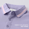 Pique Polo T-shirt - Purple Mist