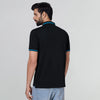 Pique Polo T-shirt - Black Knight