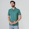 Pique Polo T-shirt - Aqua Green