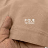 Pique Polo T-shirt - Mocha Brown
