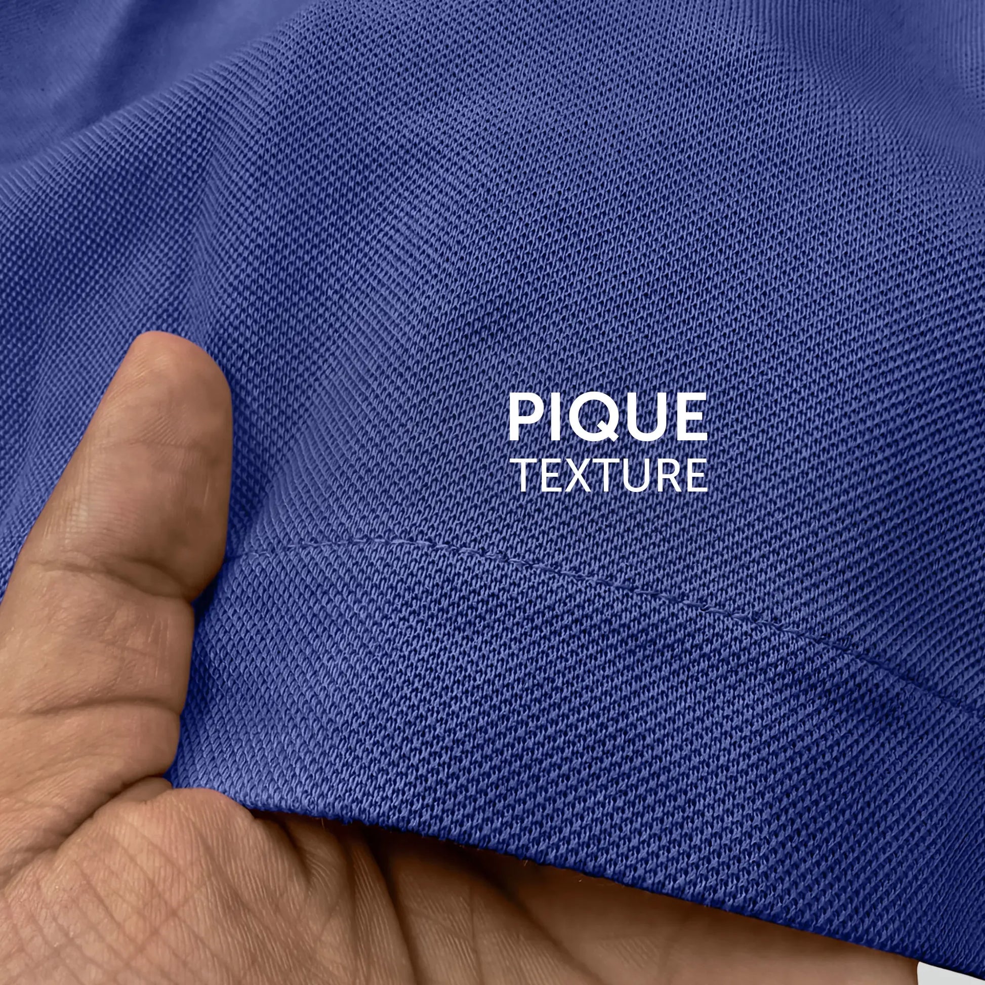 Pique Polo T-shirt - Iris Blue