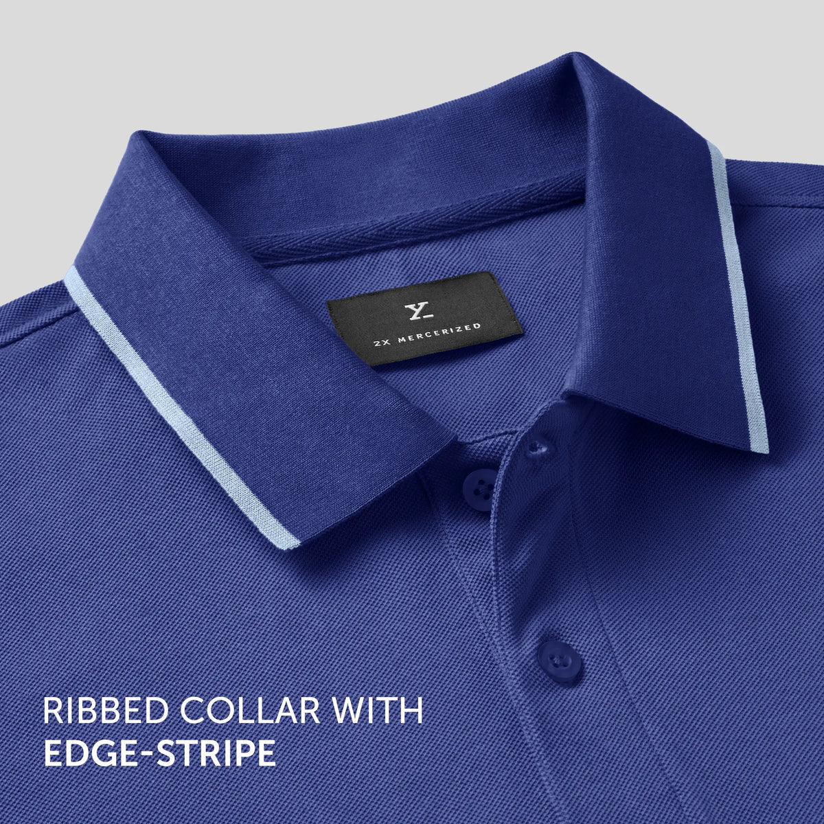 Pique Polo T-shirt - Iris Blue
