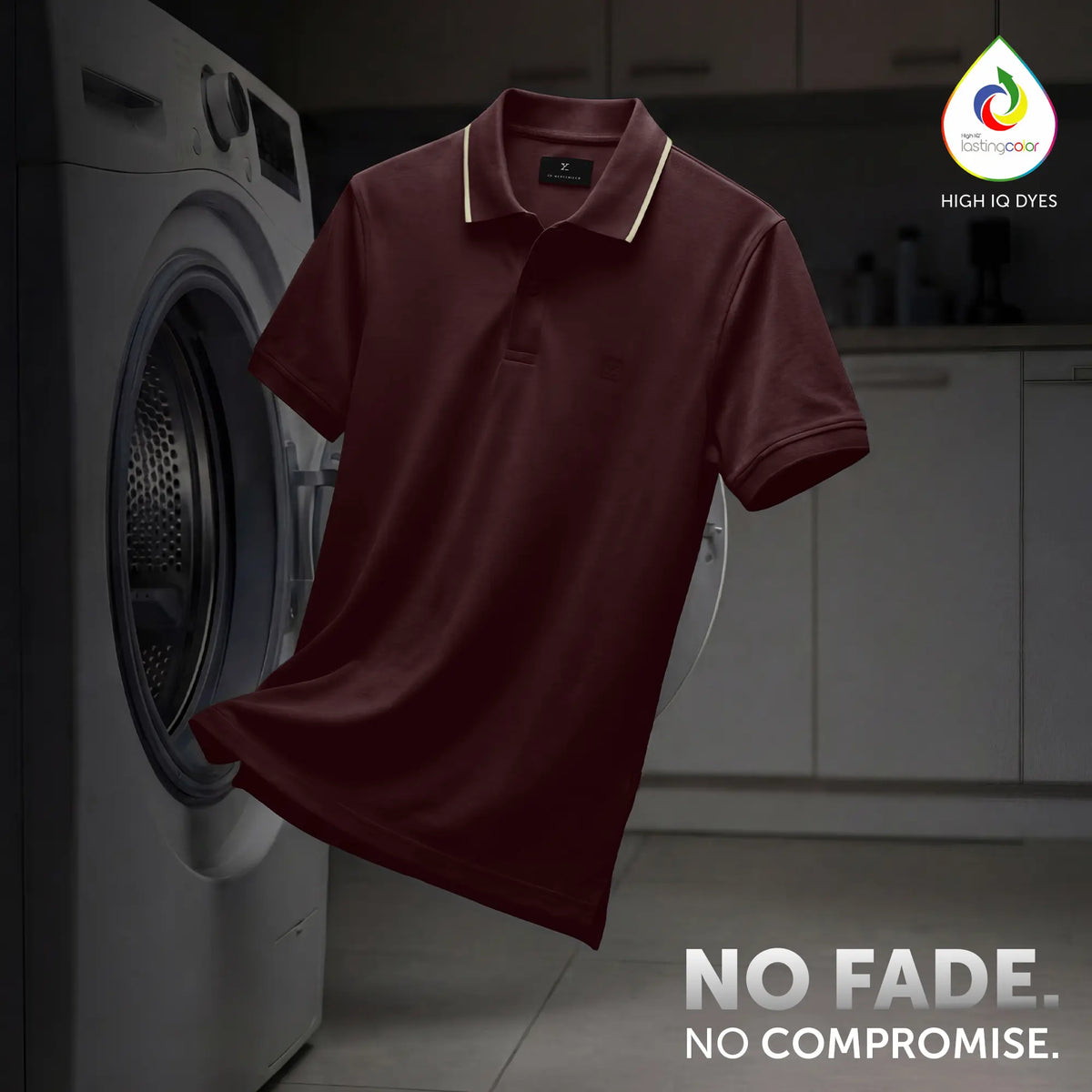 Pique Polo T-shirt - Espresso Brown