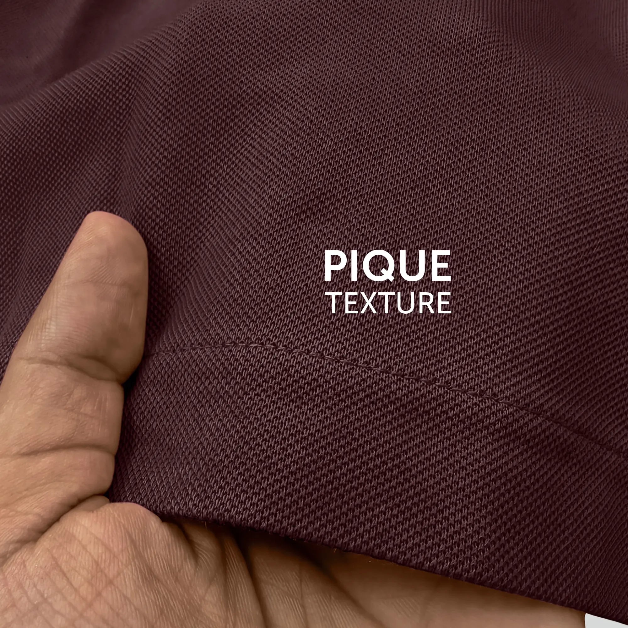 Pique Polo T-shirt - Espresso Brown