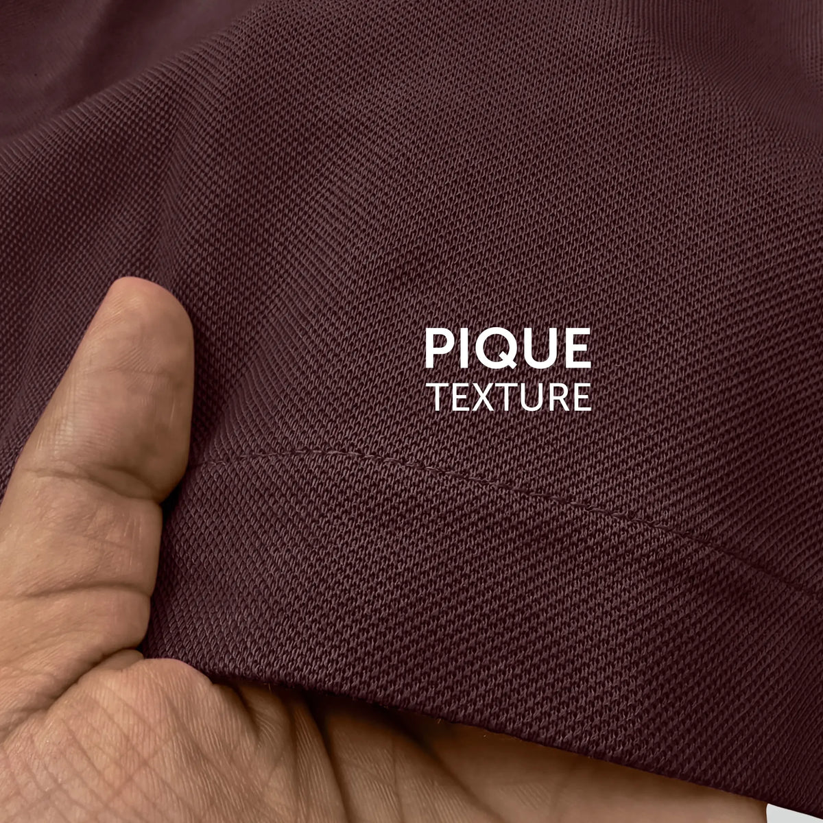 Pique Polo T-shirt - Espresso Brown
