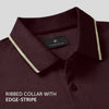 Pique Polo T-shirt - Espresso Brown