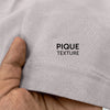 Pique Polo T-shirt - Warm Grey