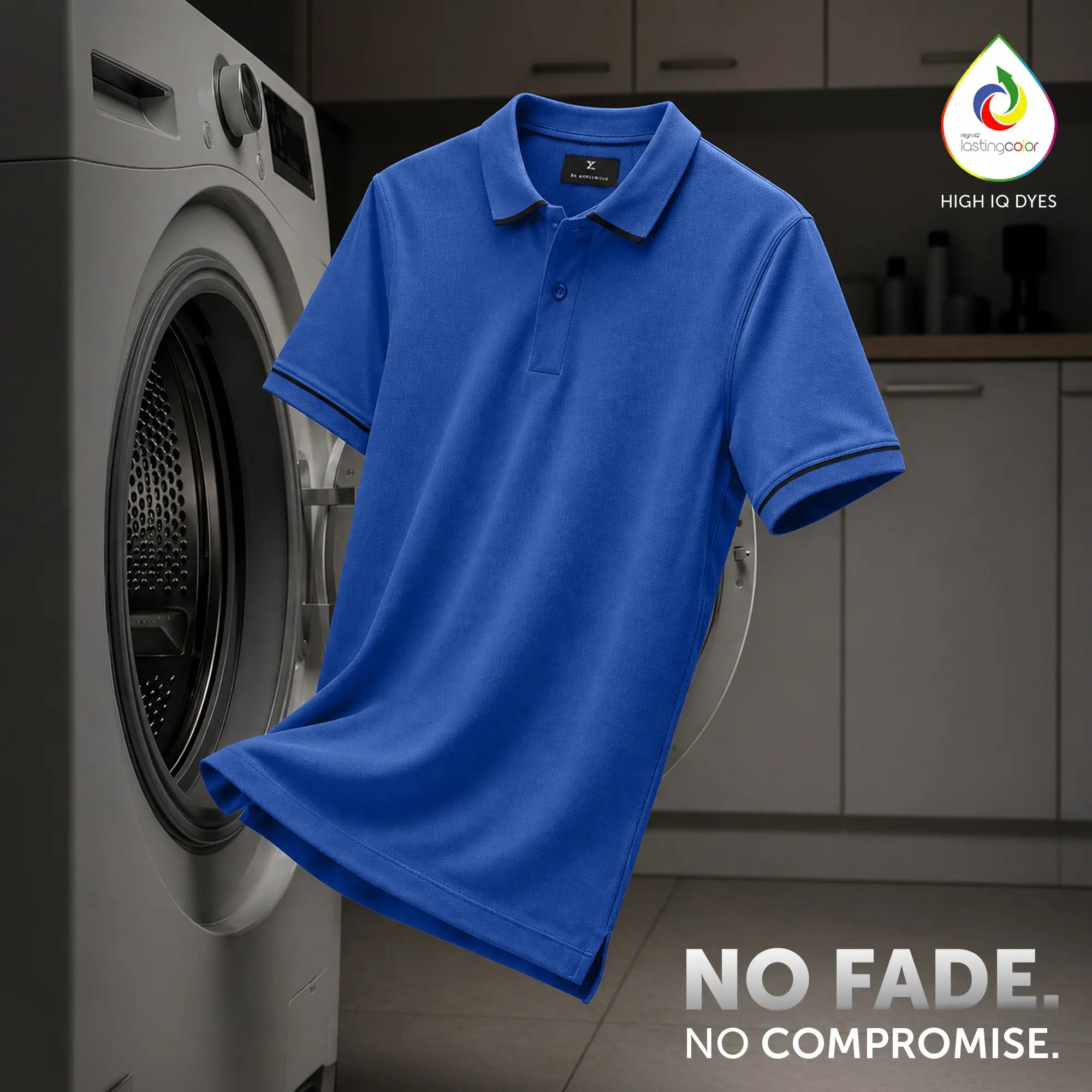 Pique Polo T-shirt - Olympic Blue