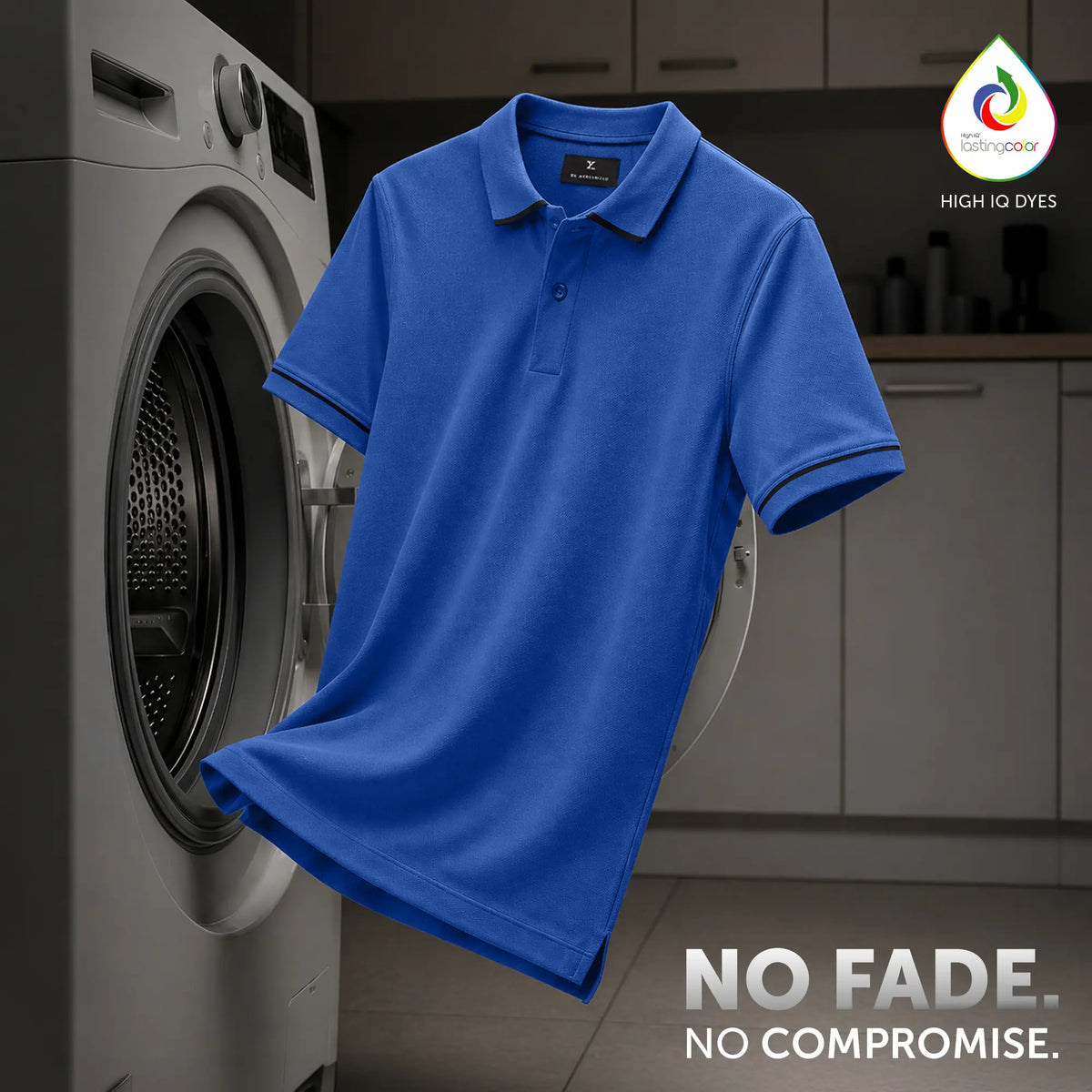 Pique Polo T-shirt - Olympic Blue