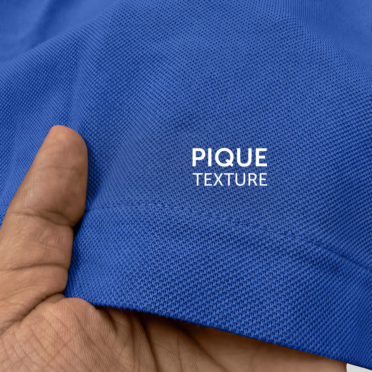 Pique Polo T-shirt - Olympic Blue