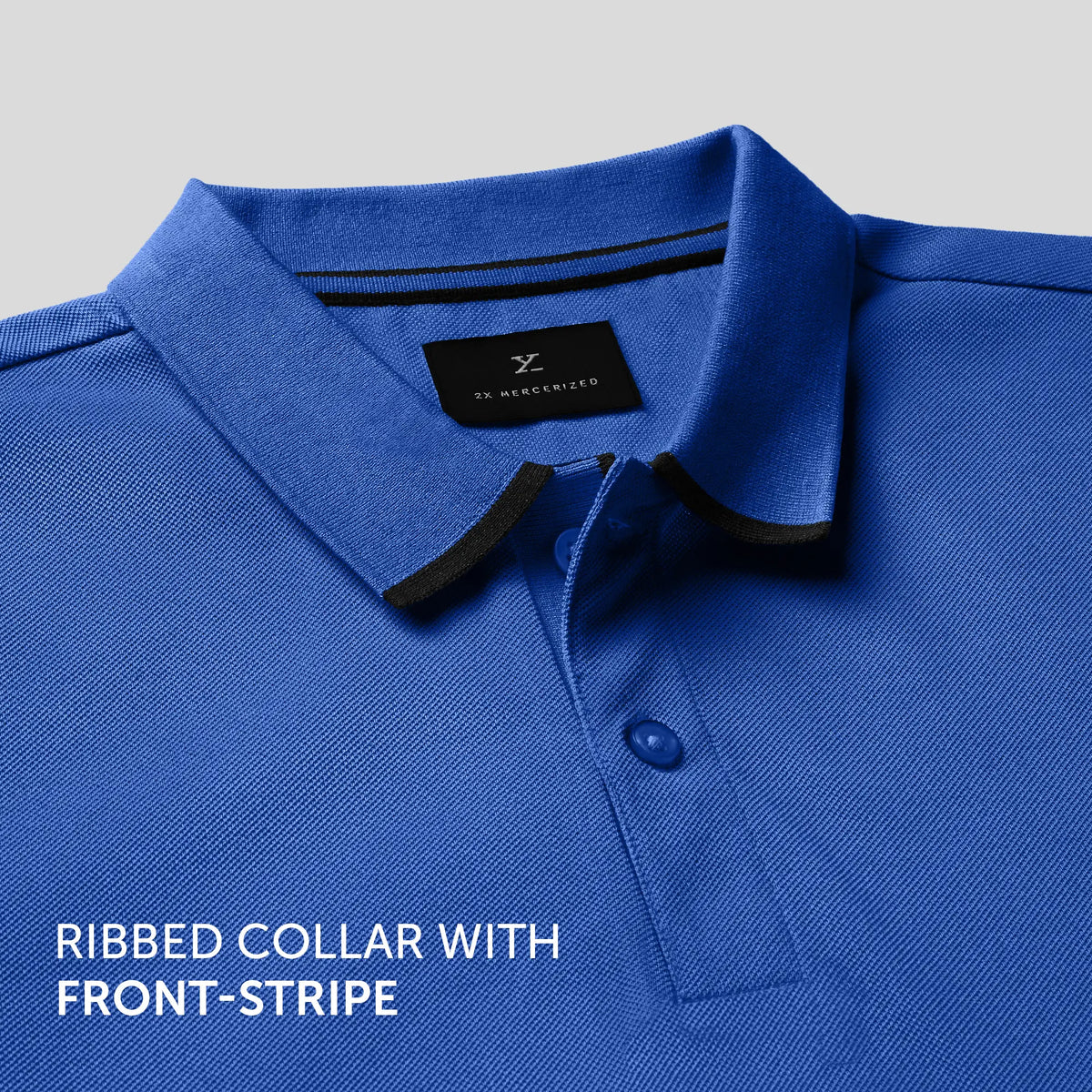 Pique Polo T-shirt - Olympic Blue