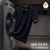 Pique Polo T-shirt - Pitch Black
