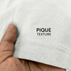 Pique Polo T-shirt - Almond White