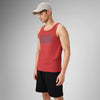 Cotton Lounge Vest - Cardinal Red