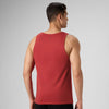 Cotton Lounge Vest - Cardinal Red