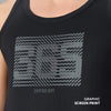 Cotton Lounge Vest - Pitch Black