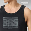 Cotton Lounge Vest - Pitch Black