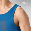 Cotton Lounge Vest - Royal Blue