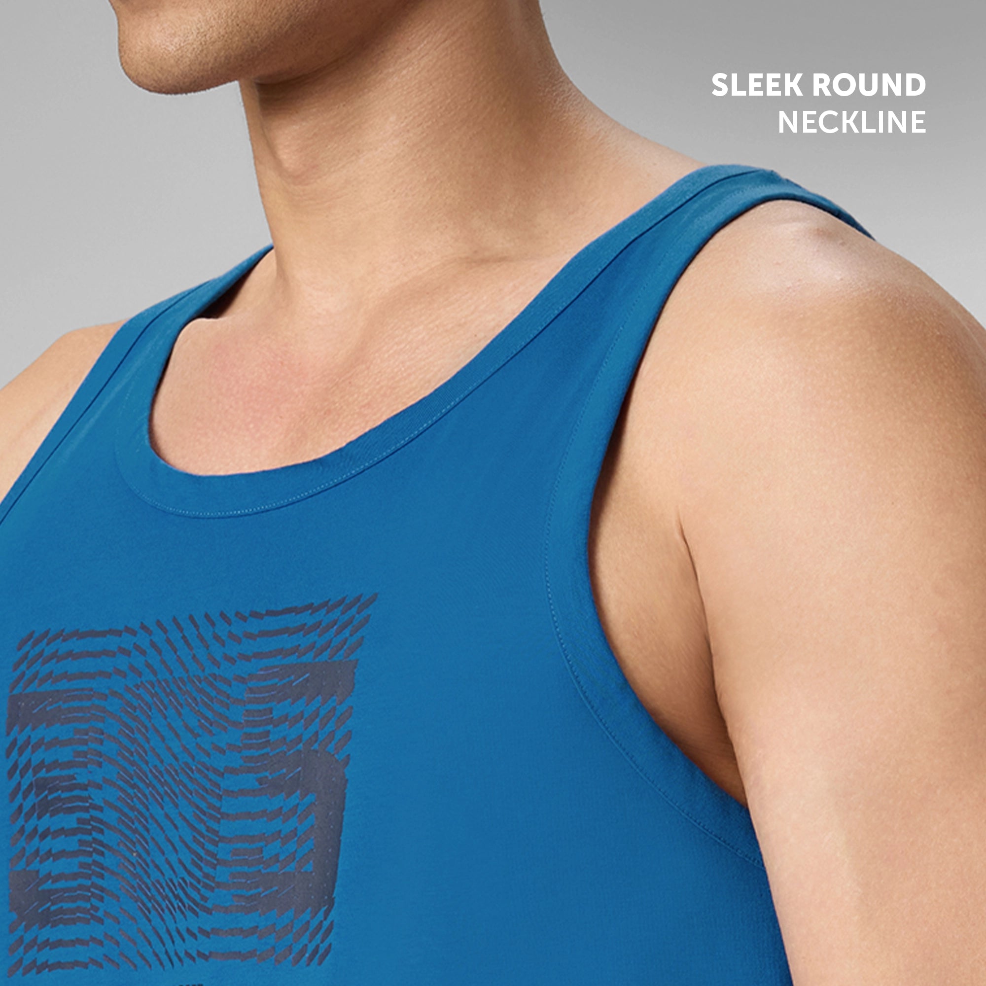 Cotton Lounge Vest - Royal Blue