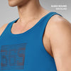 Cotton Lounge Vest - Royal Blue