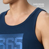 Cotton Lounge Vest - Midnight Blue