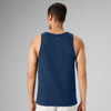 Cotton Lounge Vest - Midnight Blue