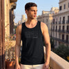 Cotton Lounge Vest - Pitch Black