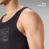 Cotton Lounge Vest - Pitch Black