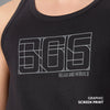Cotton Lounge Vest - Pitch Black