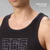 Cotton Lounge Vest - Pitch Black