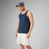 Cotton Lounge Vest - Midnight Blue