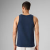 Cotton Lounge Vest - Midnight Blue