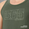 Cotton Lounge Vest - Olive Green