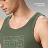 Cotton Lounge Vest - Olive Green