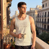 Cotton Lounge Vest - Almond White