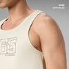 Cotton Lounge Vest - Almond White
