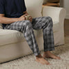 Checkmate Combed Cotton Pyjamas Smoke Grey