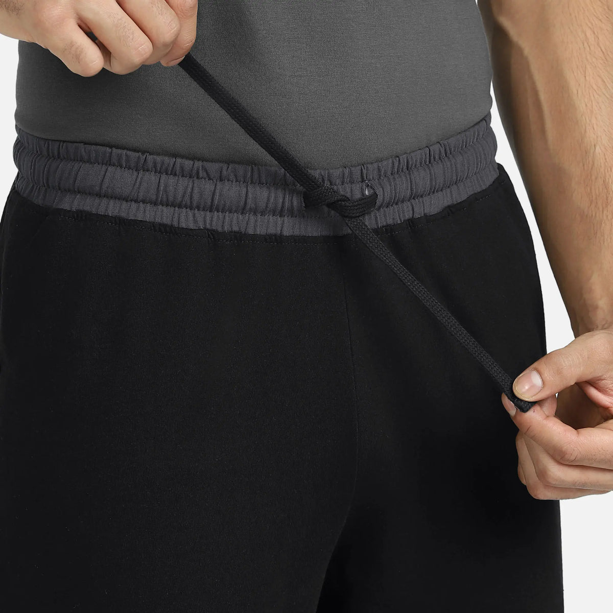 Nova Cotton Rich Track Pants Pitch Black