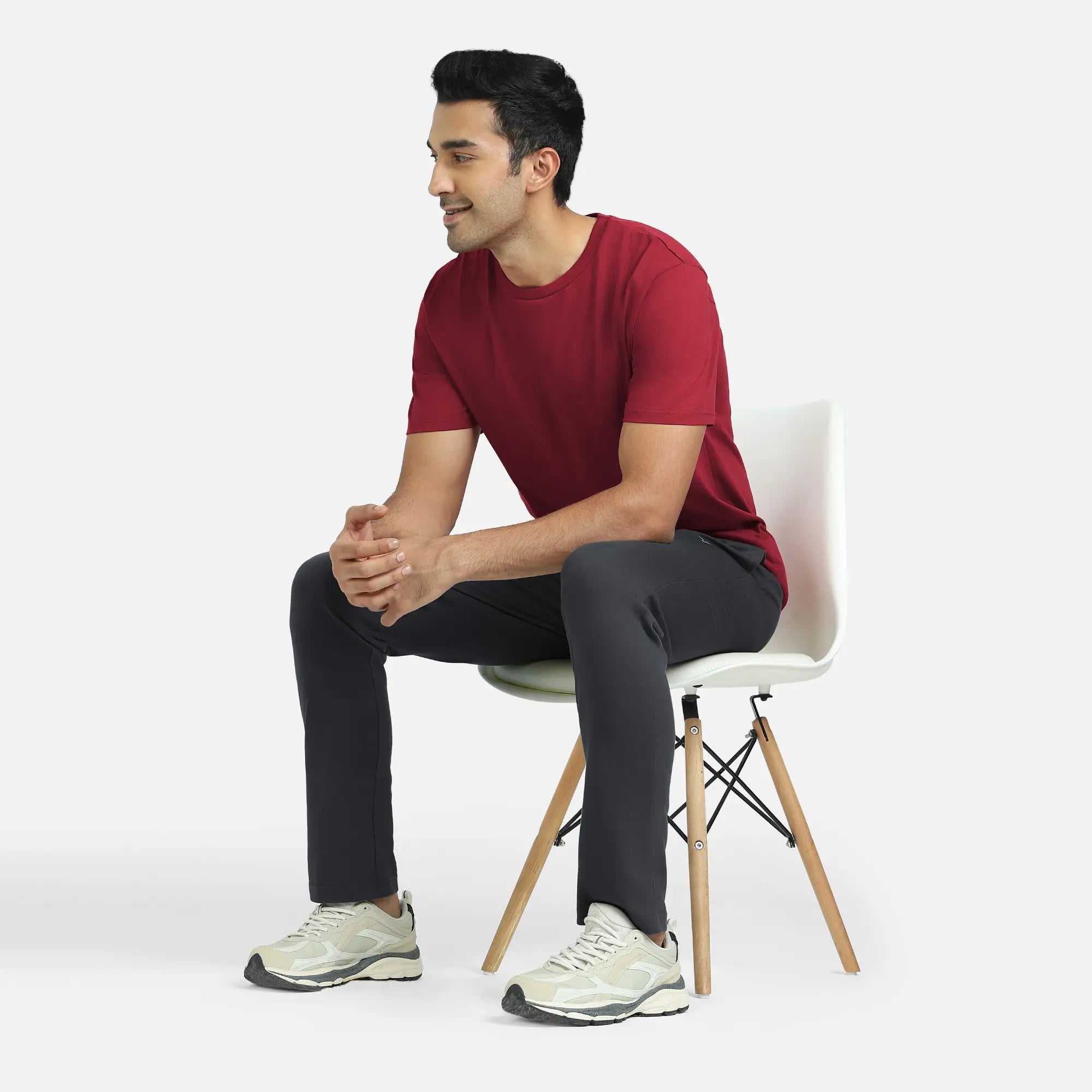 Nova Cotton Rich Track Pants Anchor Grey