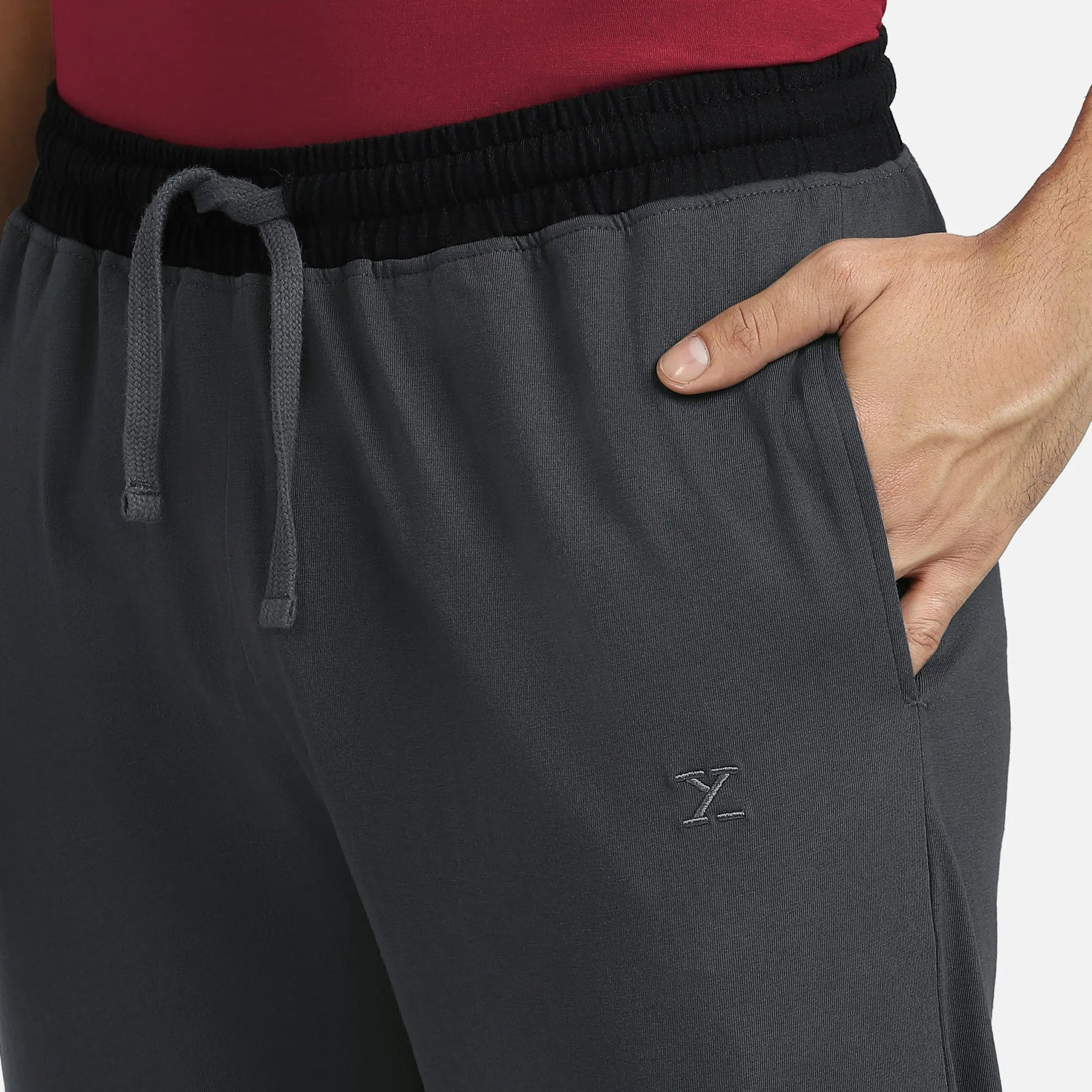 Nova Cotton Rich Track Pants Anchor Grey