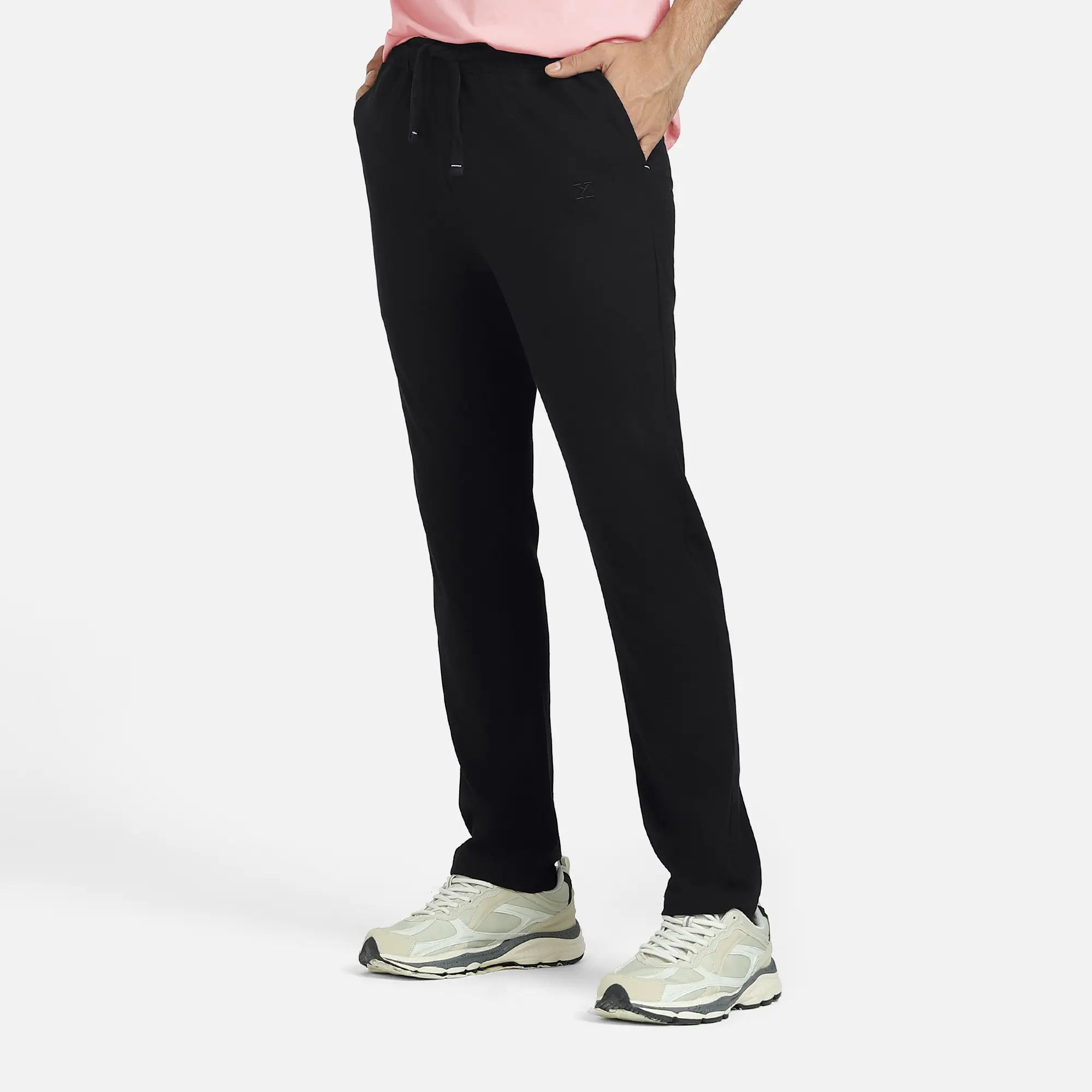 Pace Cotton Rich Track Pants Pitch Black