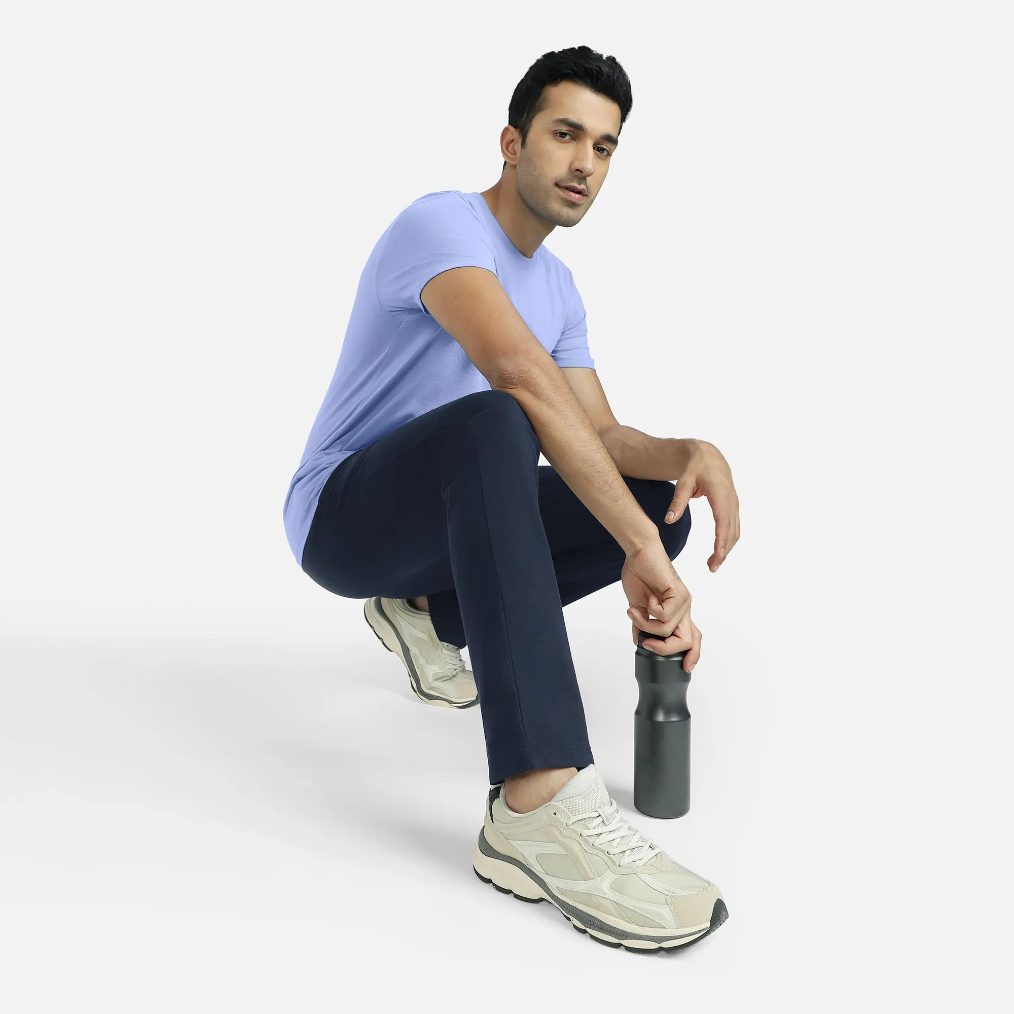 Pace Cotton Rich Track Pants Navy Blue